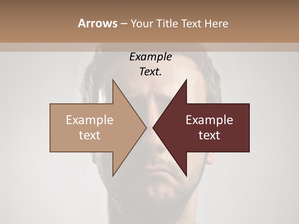 Portrait  Face PowerPoint Template