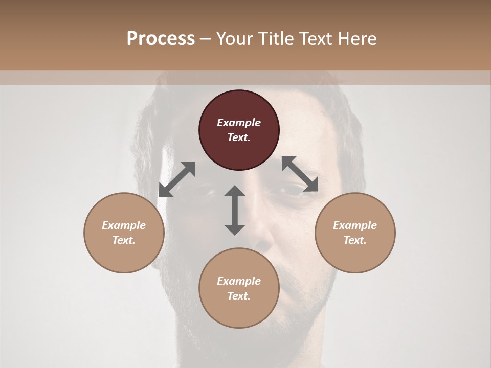 Portrait  Face PowerPoint Template