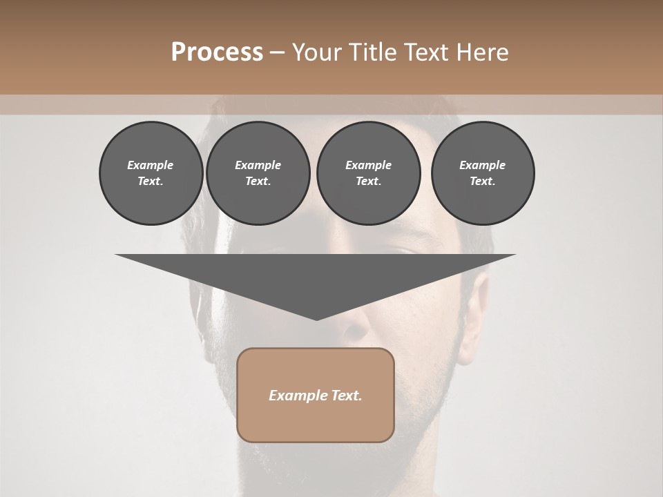 Portrait  Face PowerPoint Template