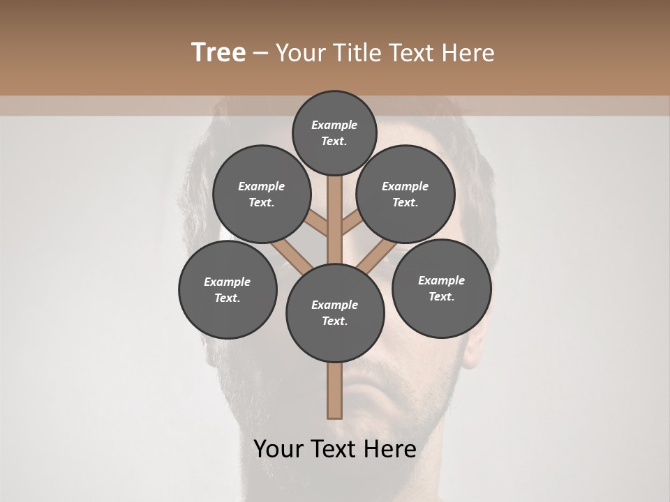 Portrait  Face PowerPoint Template