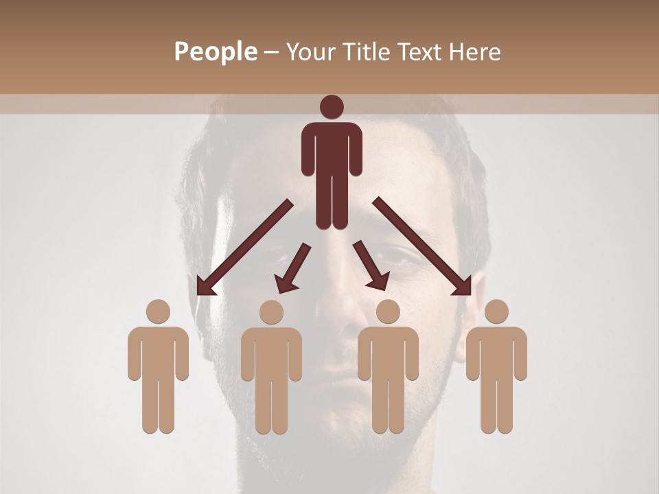 Portrait  Face PowerPoint Template