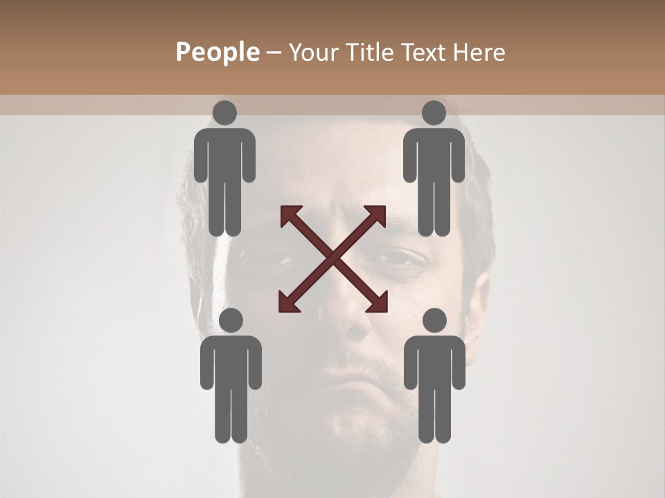 Portrait  Face PowerPoint Template