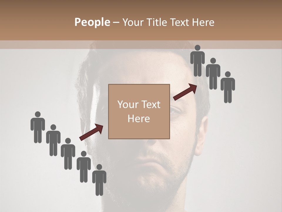 Portrait  Face PowerPoint Template