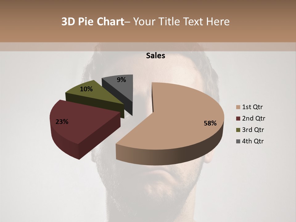 Portrait  Face PowerPoint Template