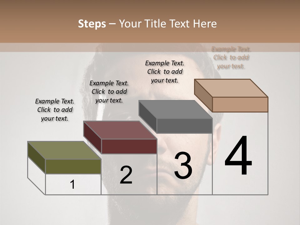 Portrait  Face PowerPoint Template