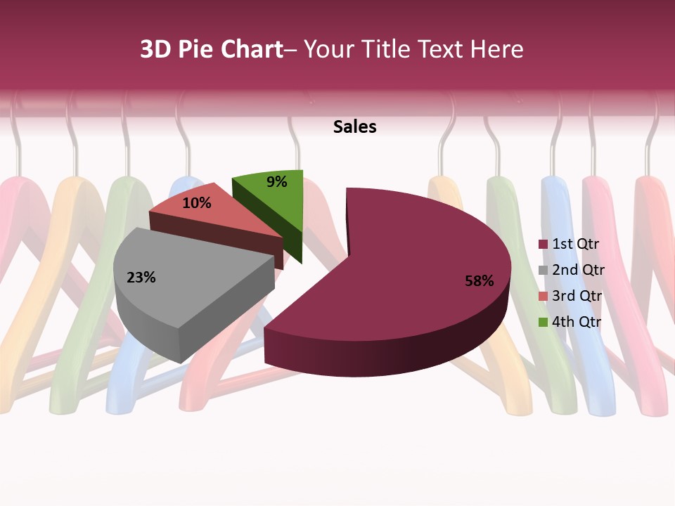 Contemporary Sales Hanging PowerPoint Template