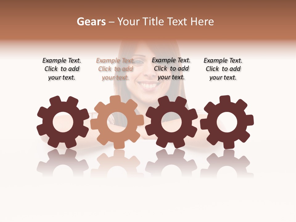 Background Displaying Presentation PowerPoint Template