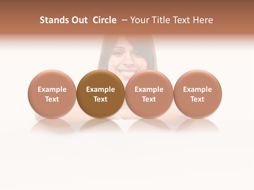 Background Displaying Presentation PowerPoint Template