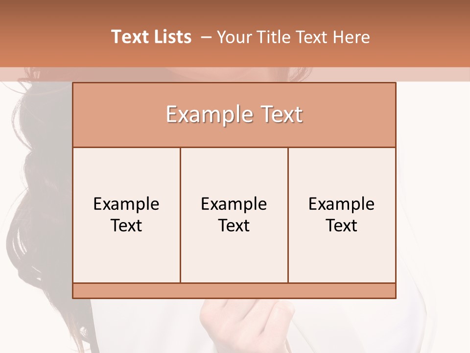 Character Table Management PowerPoint Template