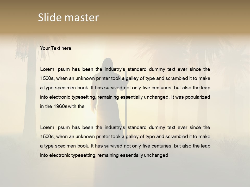 Religion Tropical People PowerPoint Template