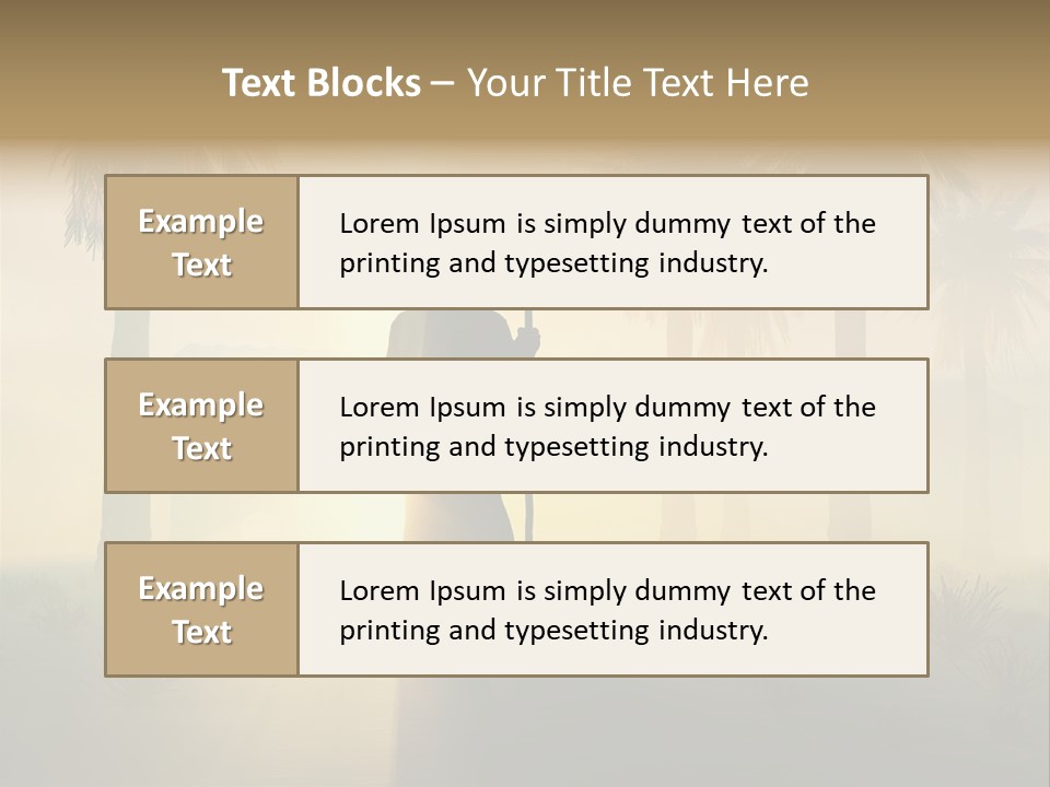 Religion Tropical People PowerPoint Template