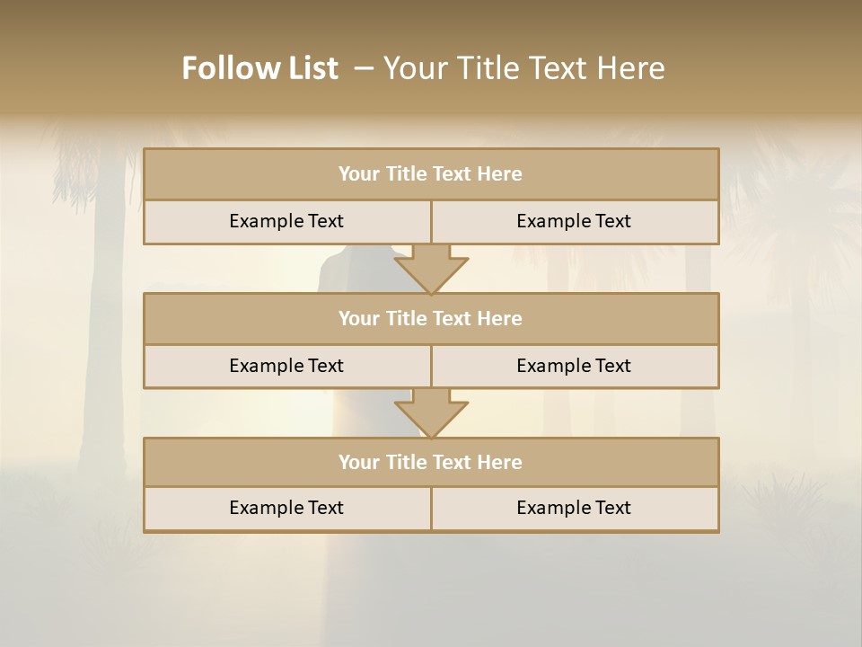 Religion Tropical People PowerPoint Template