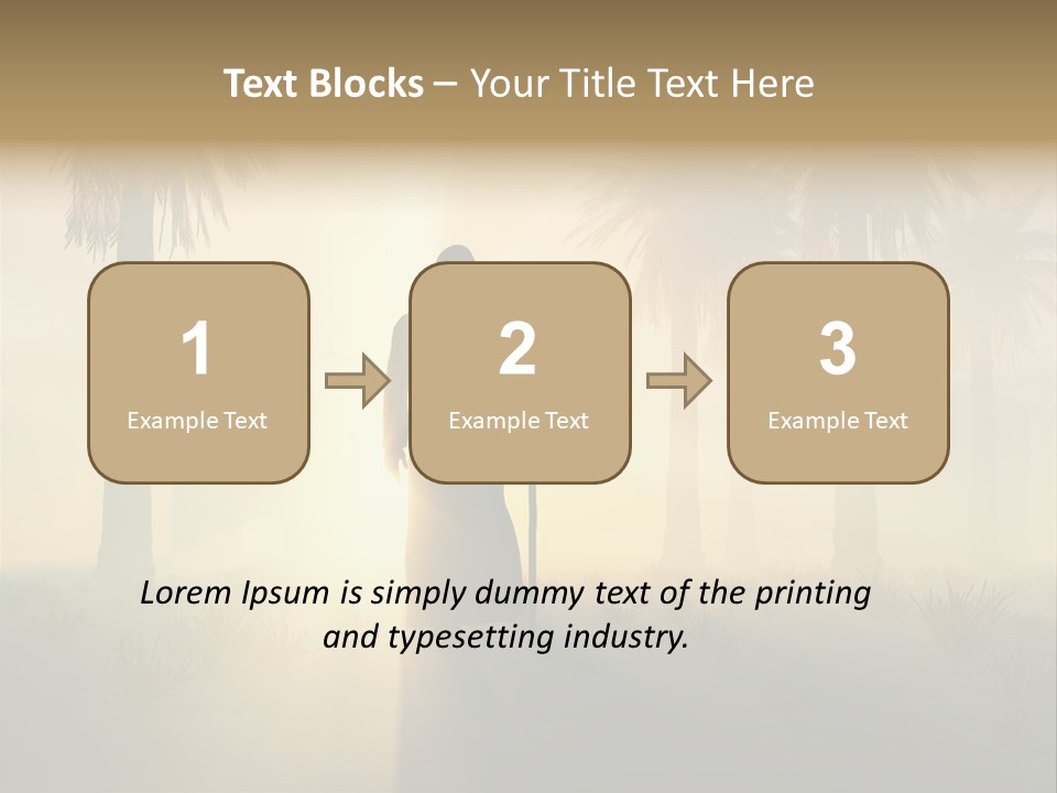 Religion Tropical People PowerPoint Template