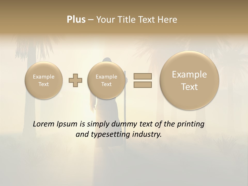 Religion Tropical People PowerPoint Template