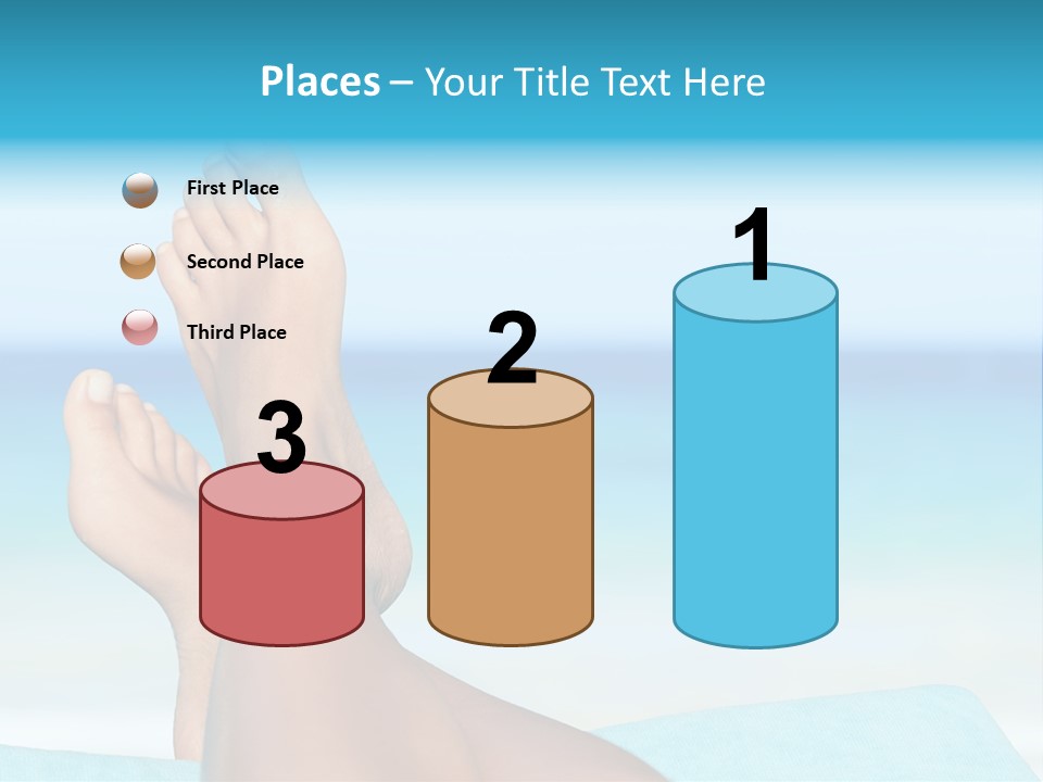 Women Sunshine Horizon PowerPoint Template