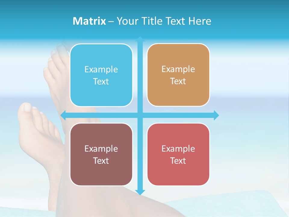 Women Sunshine Horizon PowerPoint Template