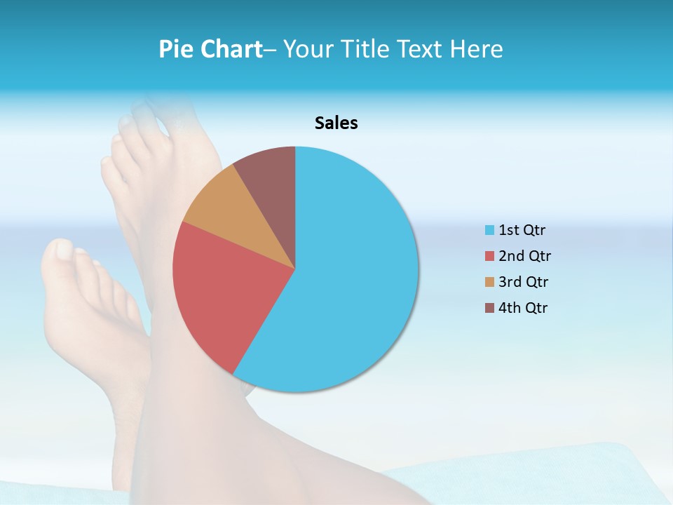 Women Sunshine Horizon PowerPoint Template