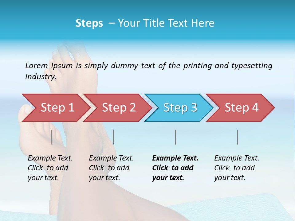 Women Sunshine Horizon PowerPoint Template
