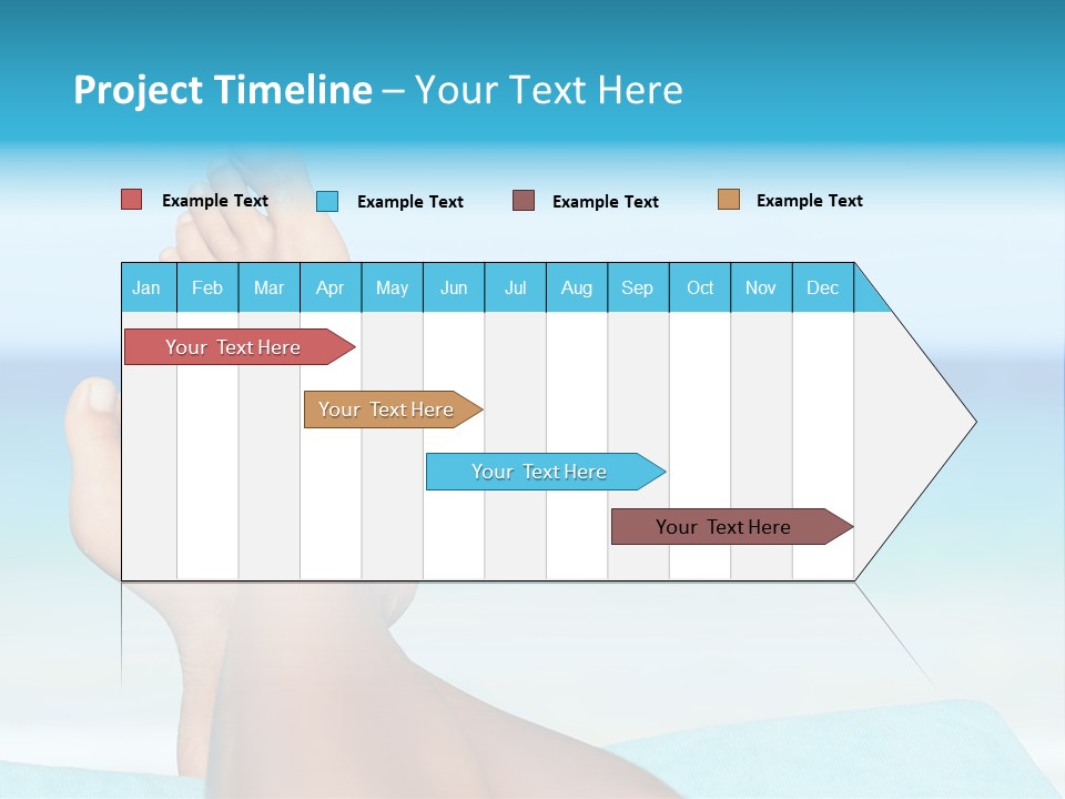 Women Sunshine Horizon PowerPoint Template