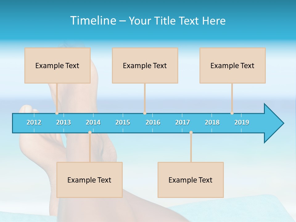 Women Sunshine Horizon PowerPoint Template