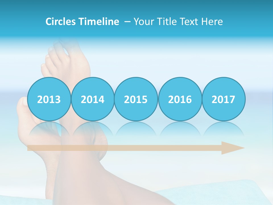 Women Sunshine Horizon PowerPoint Template