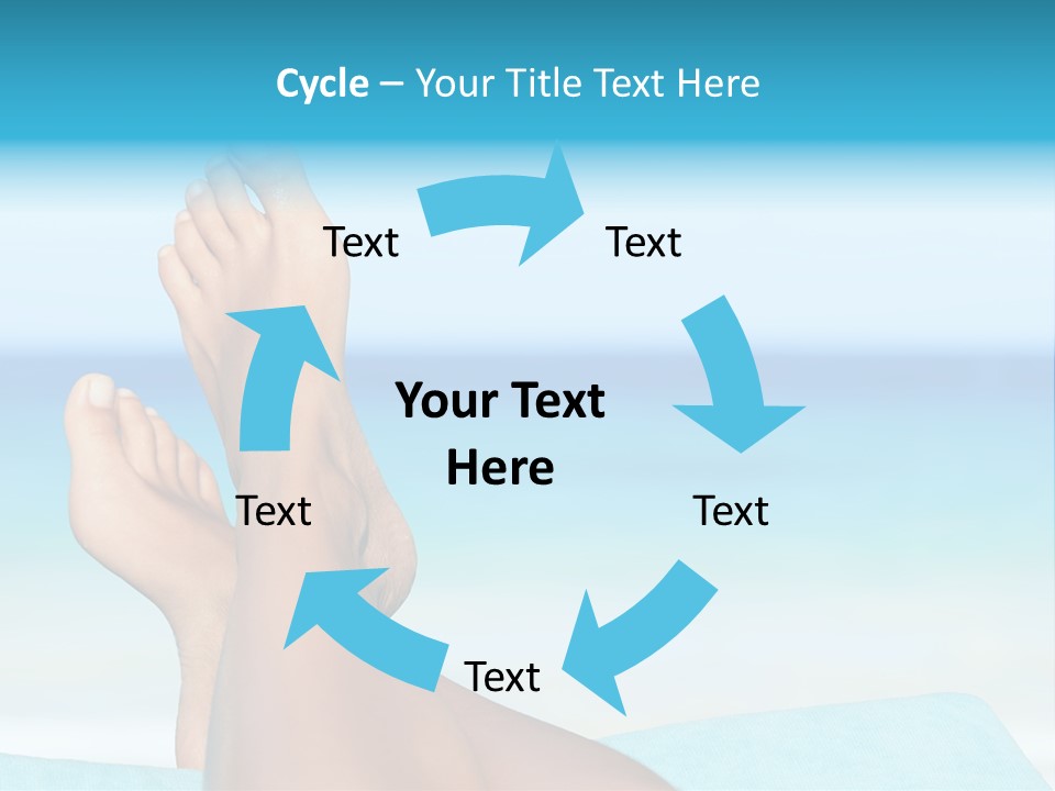 Women Sunshine Horizon PowerPoint Template