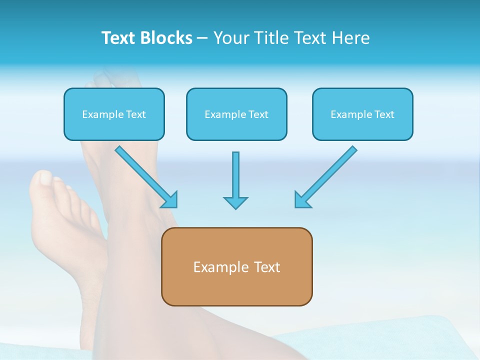 Women Sunshine Horizon PowerPoint Template
