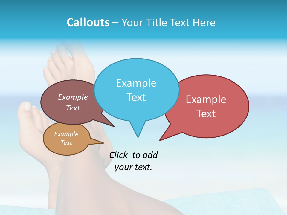 Women Sunshine Horizon PowerPoint Template