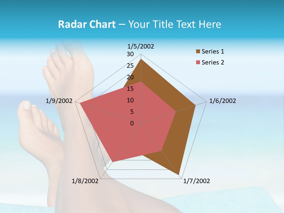 Women Sunshine Horizon PowerPoint Template