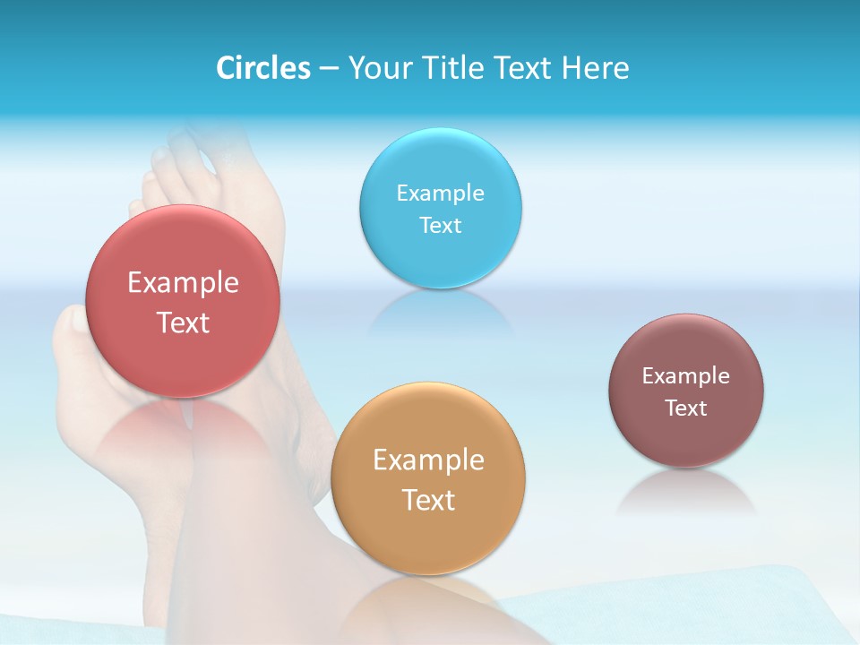 Women Sunshine Horizon PowerPoint Template