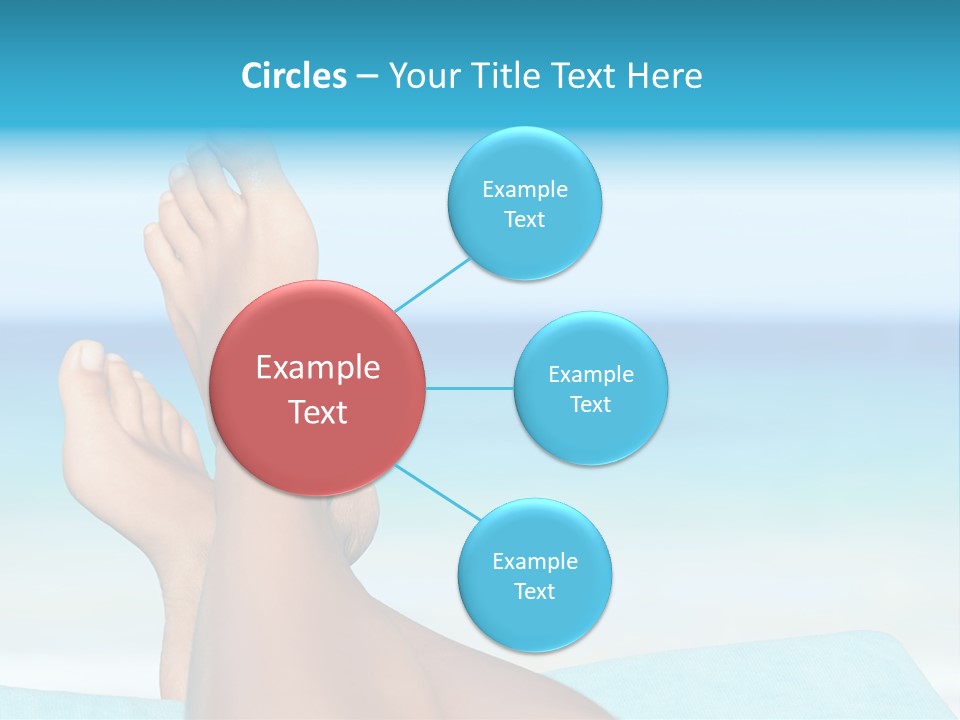 Women Sunshine Horizon PowerPoint Template