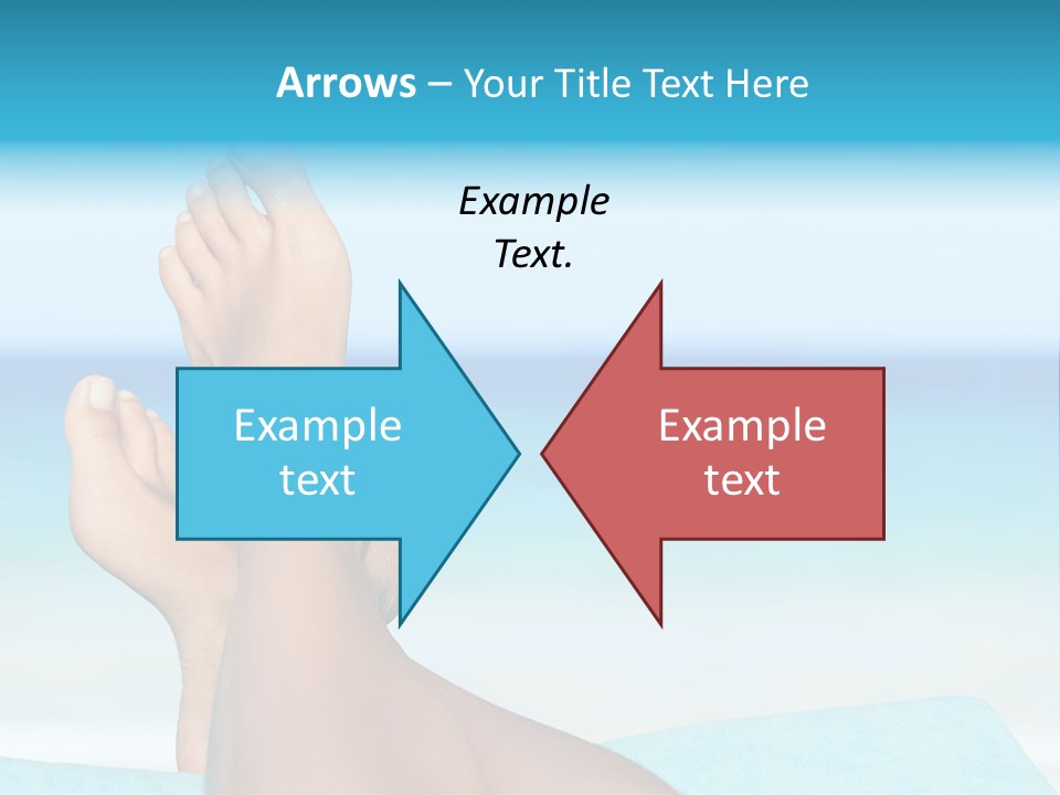 Women Sunshine Horizon PowerPoint Template