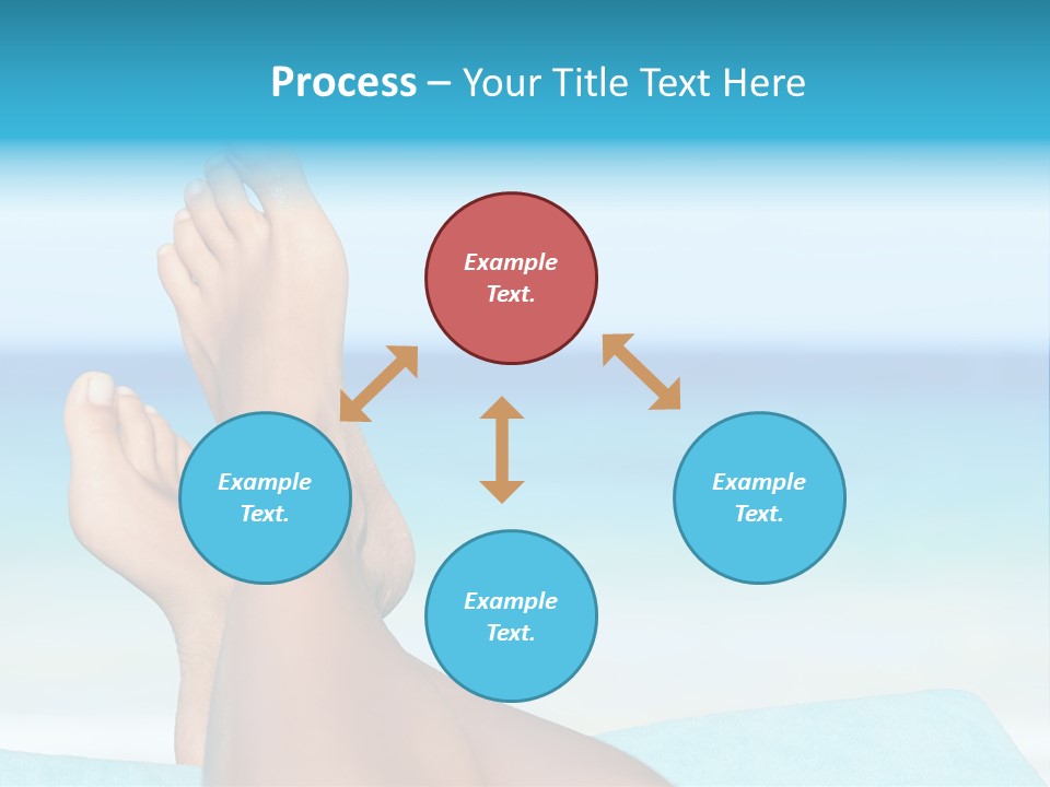 Women Sunshine Horizon PowerPoint Template