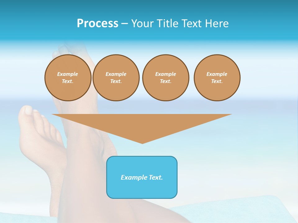 Women Sunshine Horizon PowerPoint Template