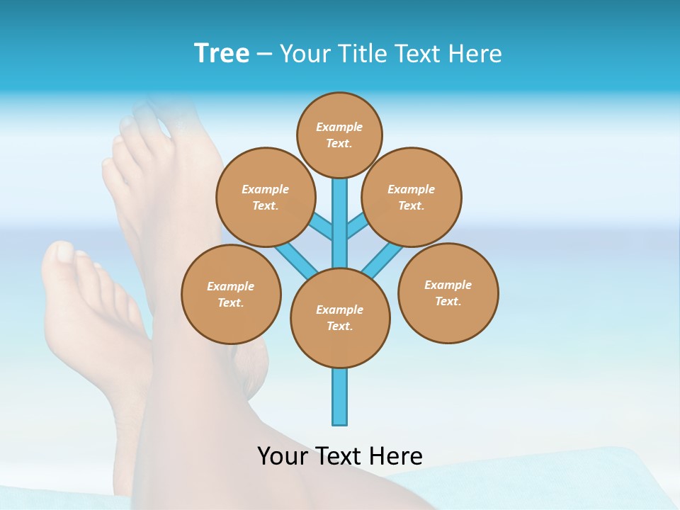 Women Sunshine Horizon PowerPoint Template