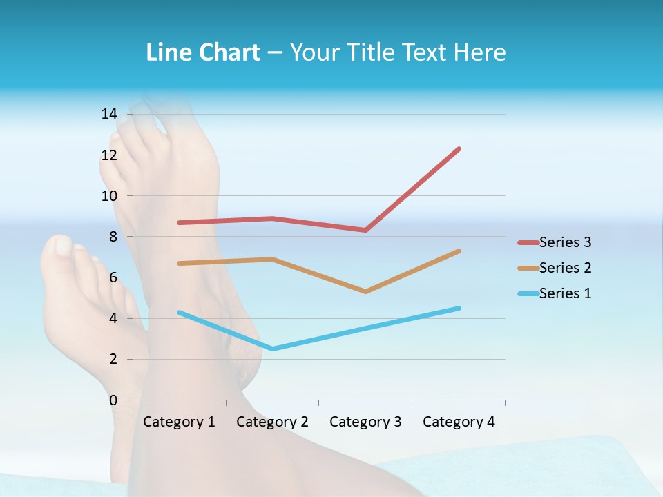 Women Sunshine Horizon PowerPoint Template