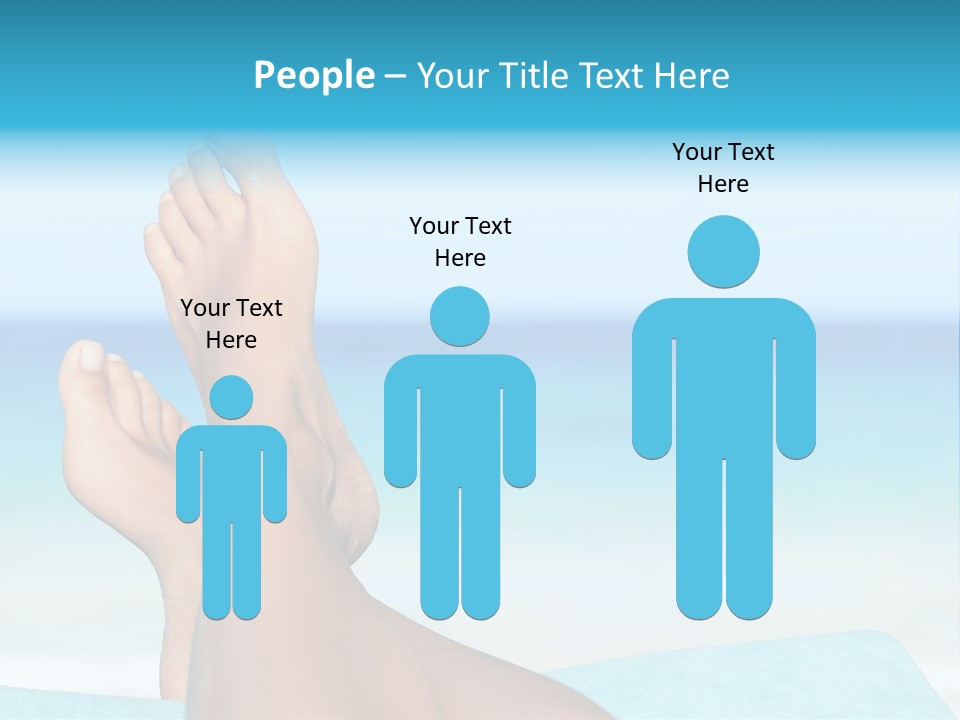 Women Sunshine Horizon PowerPoint Template