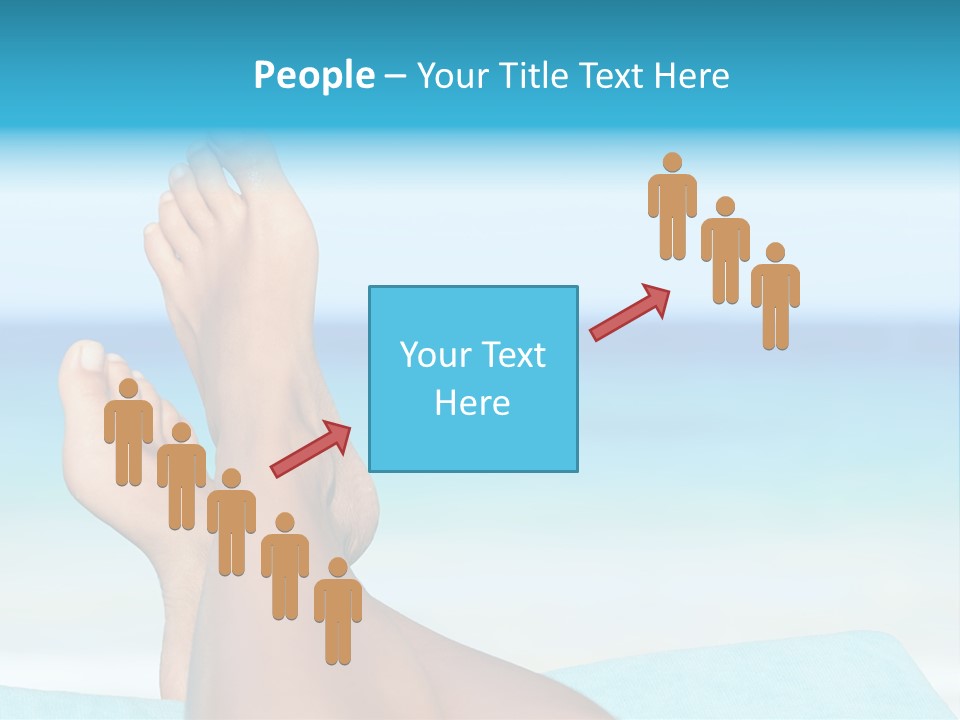 Women Sunshine Horizon PowerPoint Template