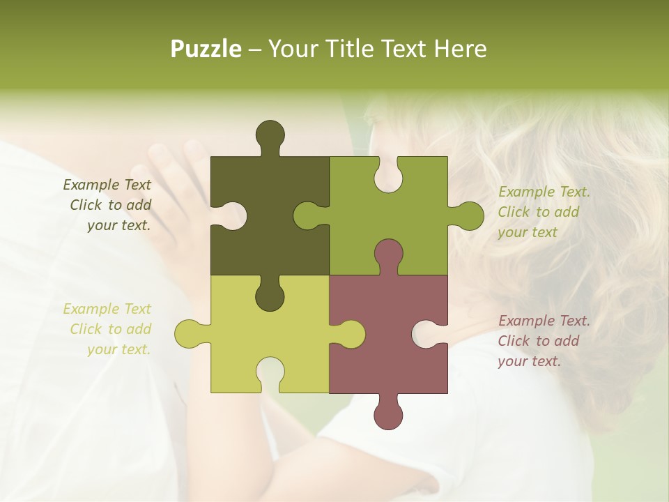 Lifestyle Portrait Child PowerPoint Template