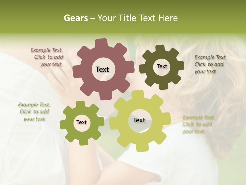 Lifestyle Portrait Child PowerPoint Template