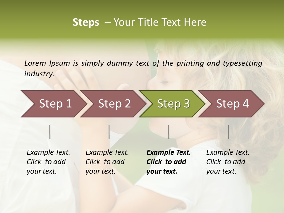 Lifestyle Portrait Child PowerPoint Template