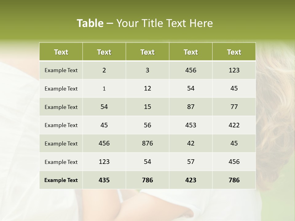 Lifestyle Portrait Child PowerPoint Template