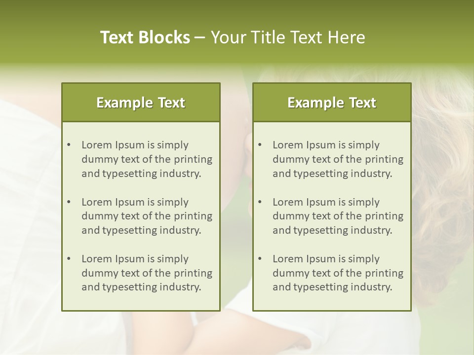 Lifestyle Portrait Child PowerPoint Template