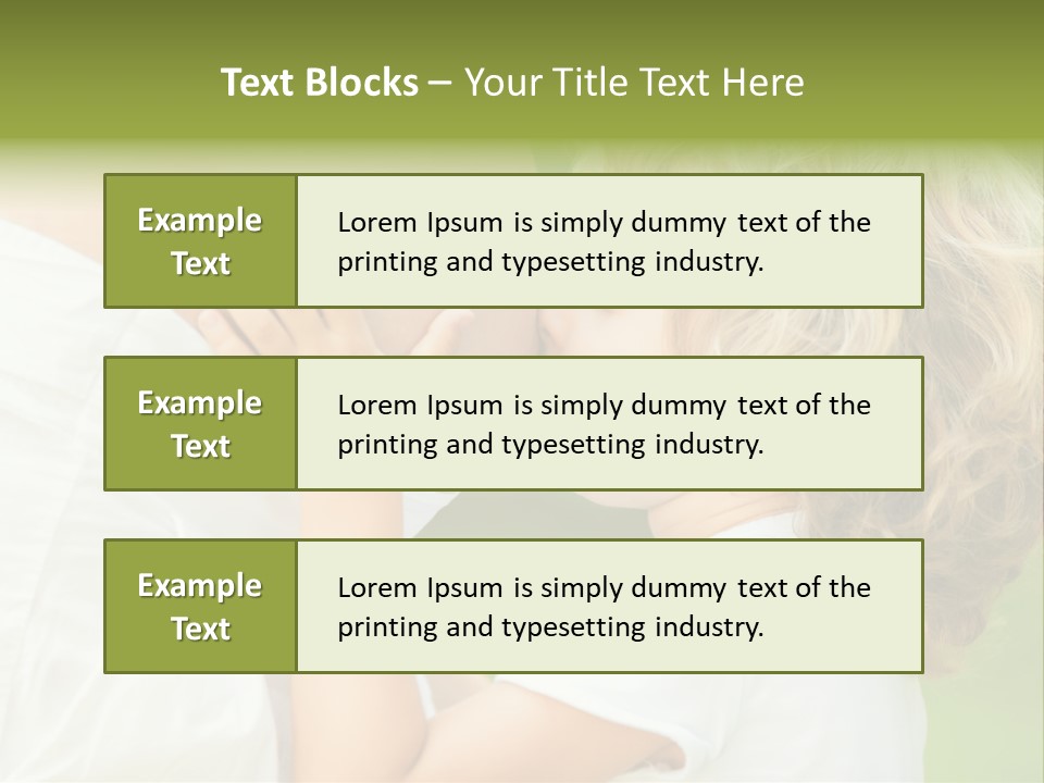 Lifestyle Portrait Child PowerPoint Template