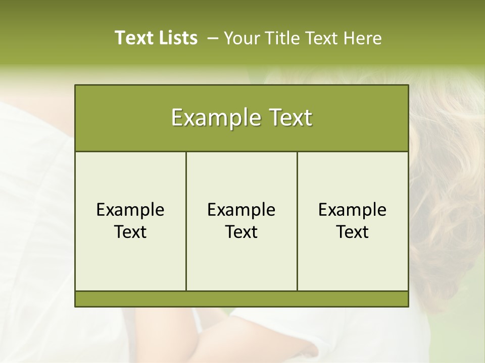 Lifestyle Portrait Child PowerPoint Template
