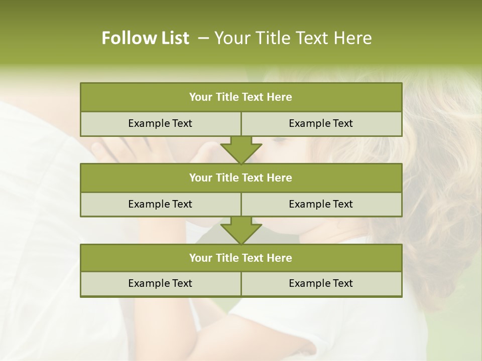 Lifestyle Portrait Child PowerPoint Template
