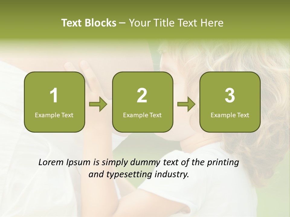 Lifestyle Portrait Child PowerPoint Template