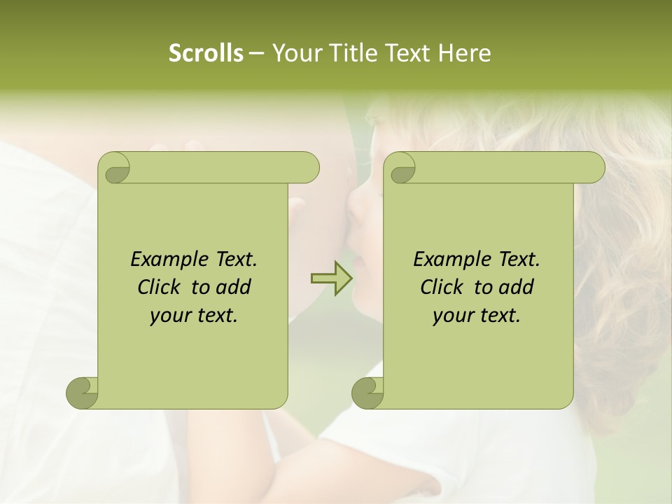 Lifestyle Portrait Child PowerPoint Template