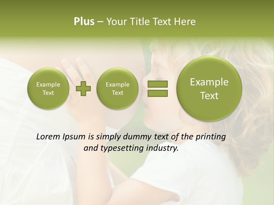 Lifestyle Portrait Child PowerPoint Template