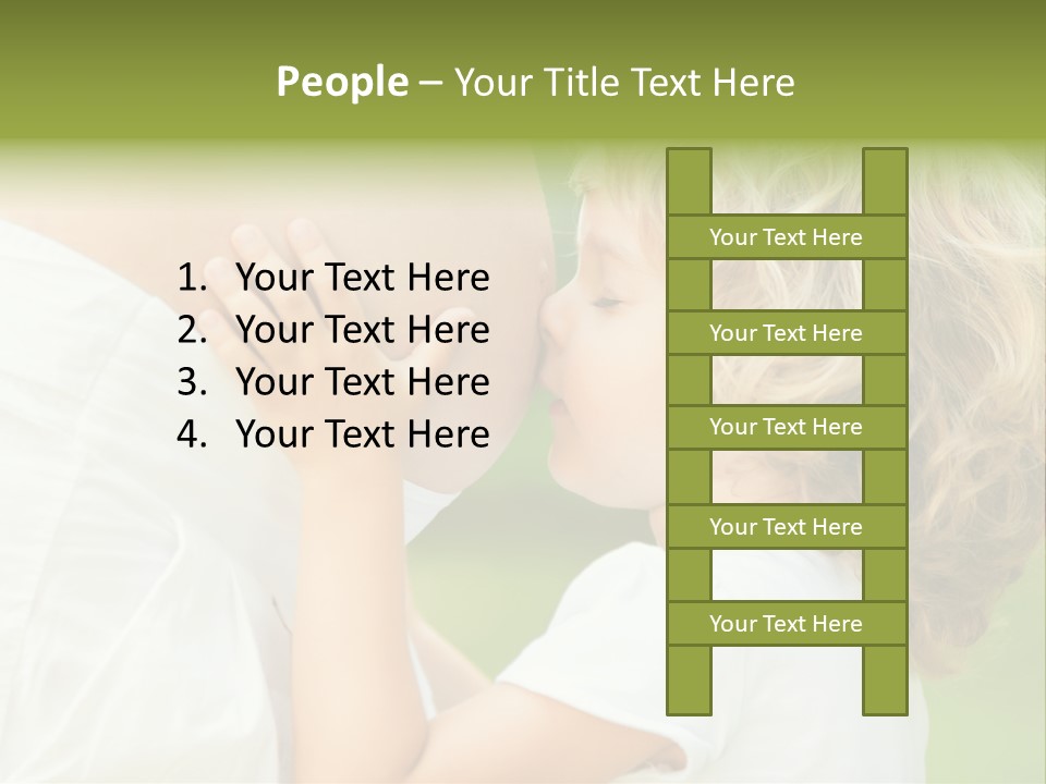 Lifestyle Portrait Child PowerPoint Template